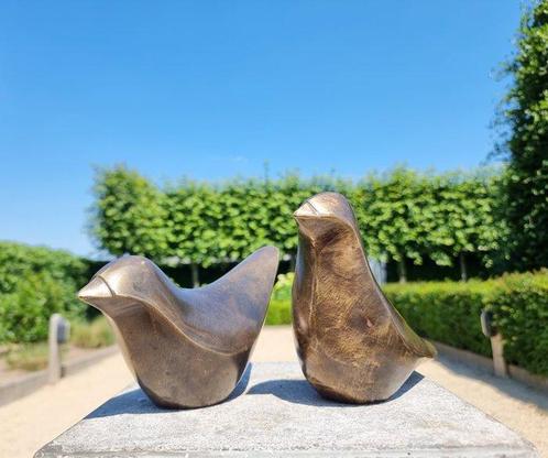 Beeldje - A pair of abstract shaped bird sculptures (2) -, Antiek en Kunst, Curiosa en Brocante