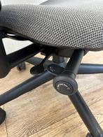 Refurbished Steelcase Leap Grafiet, Incl. 4D Armleuningen!, Verzenden, Zo goed als nieuw, Grijs, Bureaustoel