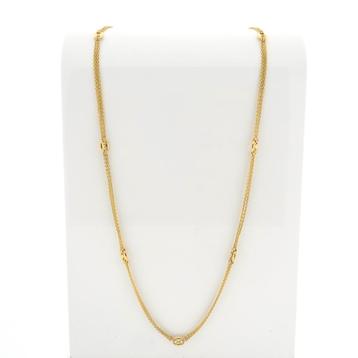 Gouden lange anker schakel ketting | 79,5 cm beschikbaar voor biedingen