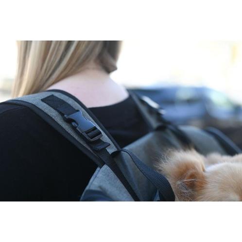 Hondenrugzak vacation 43x24x30 cm, grijs/blauw, - kerbl, Dieren en Toebehoren, Honden-accessoires, Nieuw