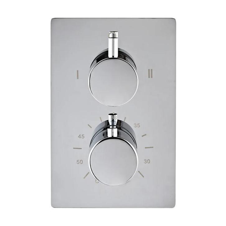 Inbouw Douchekraan BWS Talpa Thermostatisch 16x6 cm Chroom, Doe-het-zelf en Bouw, Sanitair, Kraan, Nieuw, Chroom, Ophalen of Verzenden