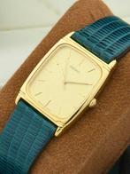 Seiko - Zonder Minimumprijs - 18K GP Vintage Tank “Linen, Handtassen en Accessoires, Horloges | Antiek