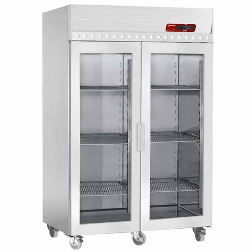 Vrieskast geventileerd 1400 liter, 2 glazen deuren GN 2/1, o, Zakelijke goederen, Horeca | Keukenapparatuur, Koelen en Vriezen