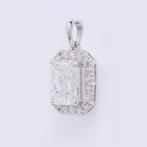 Zonder minimumprijs - Hanger - 14 karaat Witgoud - 2.34ct., Bijoux, Sacs & Beauté, Bijoux anciens