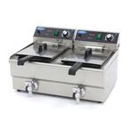 Frituurpan - 2x 13 L - 2 Manden - met Tapkraan - Refurbished, Zakelijke goederen, Verzenden, Nieuw in verpakking, Overige typen