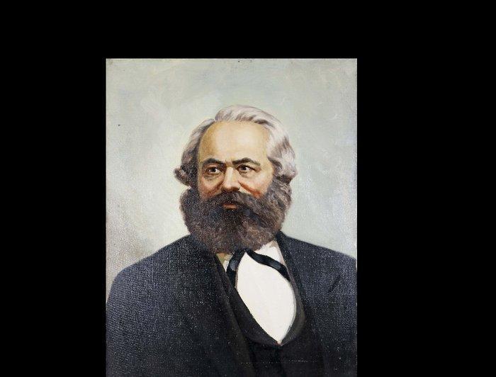 Z. Ivanova (XX) - Ritratto di Karl Marx, Antiek en Kunst, Kunst | Schilderijen | Klassiek