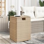 vidaXL Afdekkast voor propaangasfles 40x40x60 cm Poly Rattan, Tuin en Terras, Tuintafels, Verzenden, Nieuw