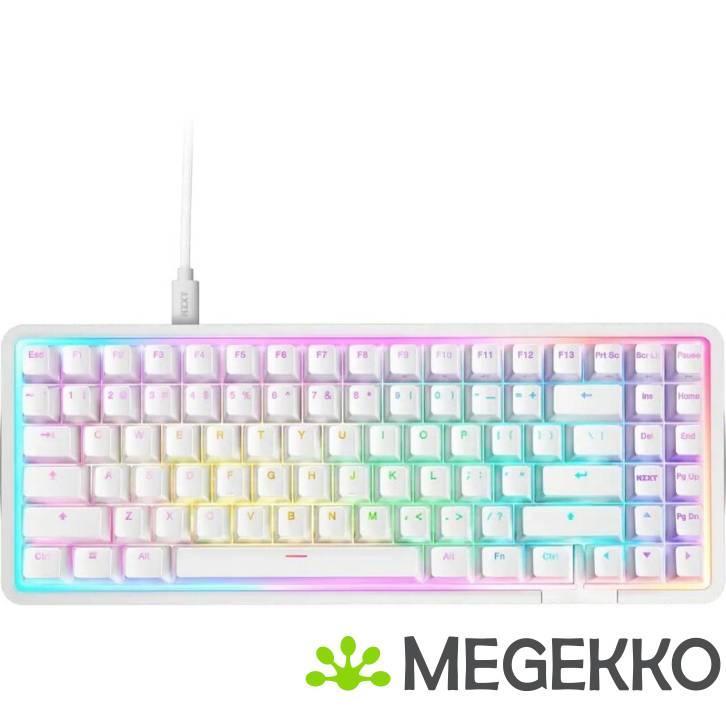 NZXT Function Elite MiniTKL toetsenbord Wit, Computers en Software, Toetsenborden, Nieuw, Verzenden