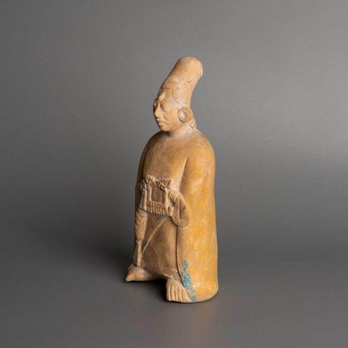 Jaina-eiland, Maya Terracotta Belangrijke figuur van een, Verzamelen, Mineralen en Fossielen