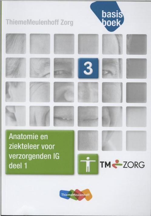 Zorg Basisboek Niveau 3 Anatomie-ziekteleer deel 1, Boeken, Schoolboeken, Zo goed als nieuw, Verzenden