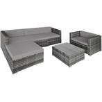 tectake Wicker zitgroep Milaan - grijs, Verzenden