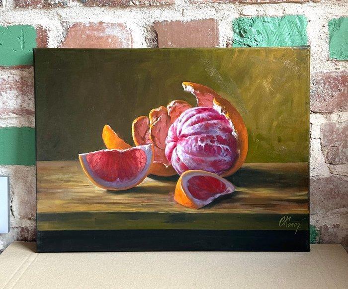 Sergey Kolodyazhniy (XX-XXI) - Grapefruits, Antiek en Kunst, Kunst | Schilderijen | Modern