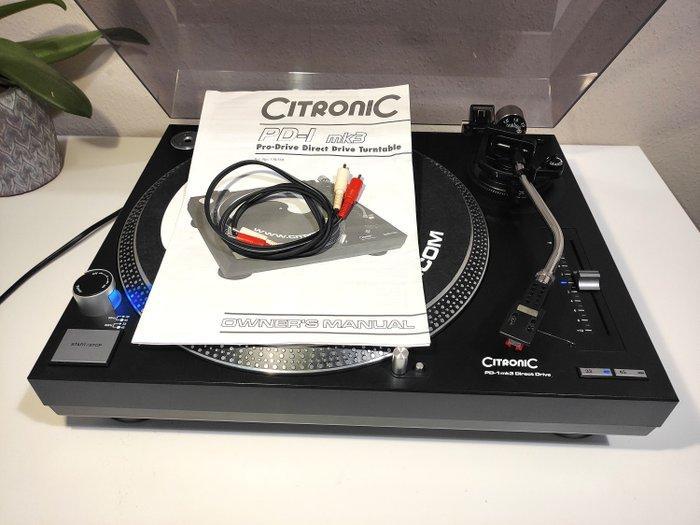 Citronic - PD 1 MK3 - Direct Drive - Platenspeler, Audio, Tv en Foto, Radio's