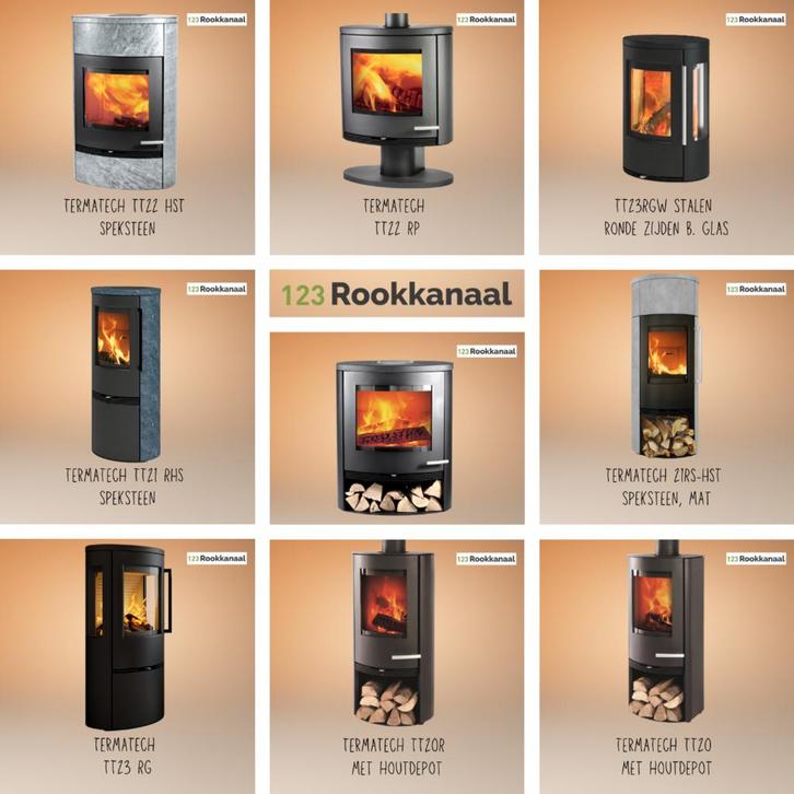Termatech: mooie houtkachels in de aanbieding !, Huis en Inrichting, Kachels, Verzenden