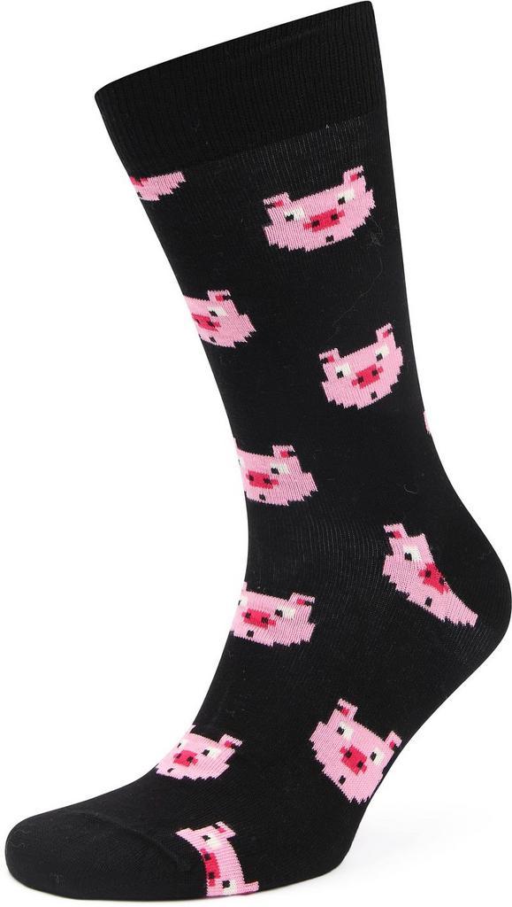 Happy Socks Sokken Pig maat 41-46 Heren, Kleding | Heren, Sokken en Kousen, Nieuw, Verzenden