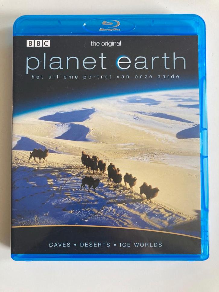 BBC PLANET EARTH CAVES / DESERTS / ICE WORLDS (BLURAY), Cd's en Dvd's, Blu-ray, Gebruikt