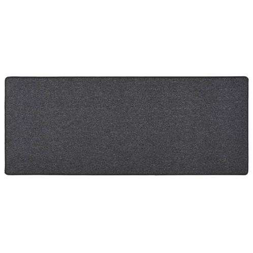 vidaXL Tapijtloper 80x200 cm antracietkleurig, Huis en Inrichting, Stoffering | Tapijten en Vloerkleden, Nieuw, Verzenden