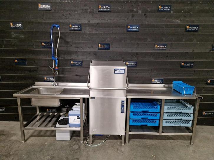 Doorschuifvaatwasser | vaatwasstraat | Rhima | WD-6 | 400V, Zakelijke goederen, Horeca | Keukenapparatuur, Gebruikt, Wassen en Drogen