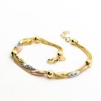 Armband - 18 karaat Geel goud, Roségoud, Witgoud, Handtassen en Accessoires, Armbanden, Nieuw