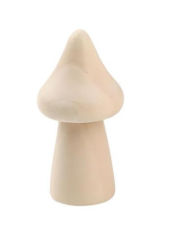 Houten paddenstoelfiguur (voor knutselwerkjes, 7 cm hoog) beschikbaar voor biedingen