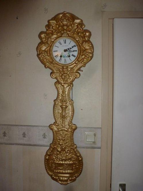 Horloge comtoise -   Émail, Métal - 1970-1980, Antiek en Kunst, Antiek | Klokken
