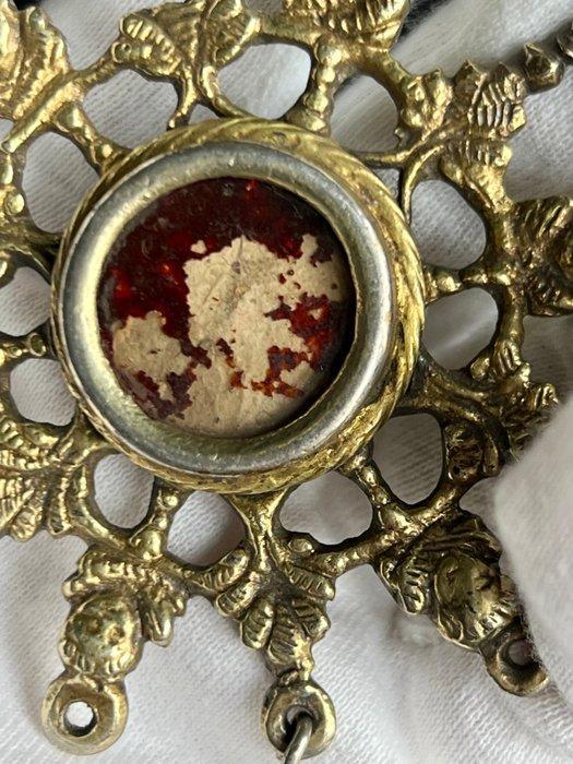 Reliekhouder - Zilver - 1650-1700 - Reliekhouder Soleil, Antiek en Kunst, Kunst | Niet-Westerse kunst