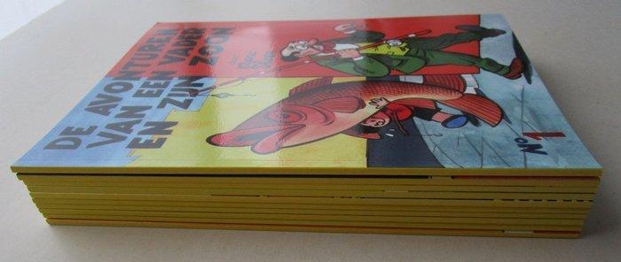 Piet Fluwijn en Bolleke 1 t/m 10 - opeenvolgende reeks SC -, Boeken, Stripverhalen