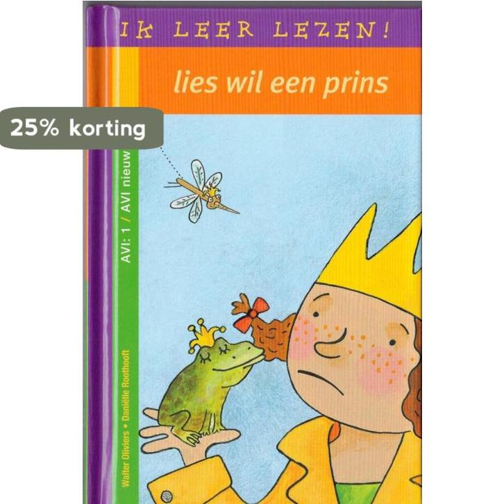 Ik leer lezen! Lies wil een prins - AVI: 1 / AVI nieuw: M3, Boeken, Studieboeken en Cursussen, Gelezen, Verzenden