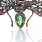 Broche Broche ancienne en or 15 carats et argent, avec des, Bijoux, Sacs & Beauté, Bijoux anciens