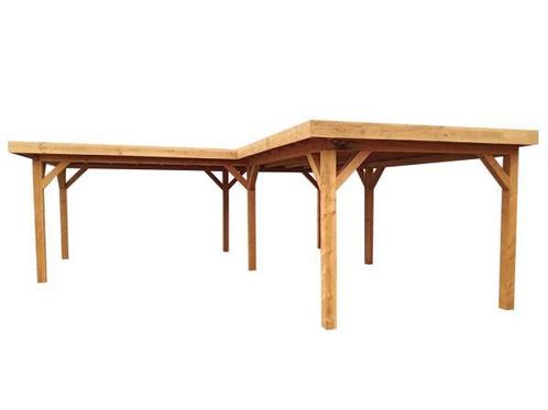 Veiling - Vrijstaande hoekoverkapping 1000x800x257cm, Tuin en Terras, Overkappingen, Nieuw