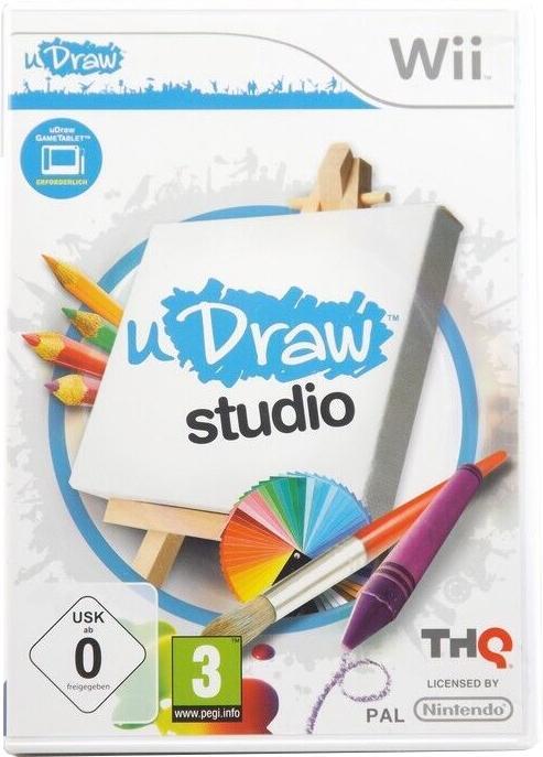 uDraw Studio-Alleen Game Duits (Wii) Gebruikt, Games en Spelcomputers, Games | Nintendo Wii, Ophalen of Verzenden