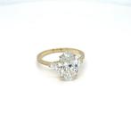 Ring - 14 karaat Geel goud - 3.34ct. tw. Diamant (Lab-grown), Nieuw