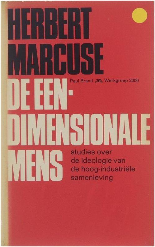 Eendimensionale mens - Marcuse 9789022824269, Livres, Philosophie, Envoi