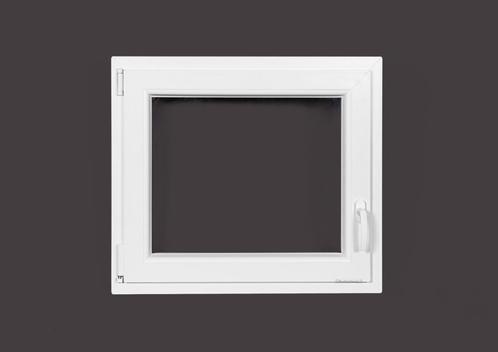 PVC raam draai kiep b80xh70 cm wit, Doe-het-zelf en Bouw, Glas en Ramen, Dubbelglas, Nieuw, Gevelraam of Ruit, Minder dan 80 cm