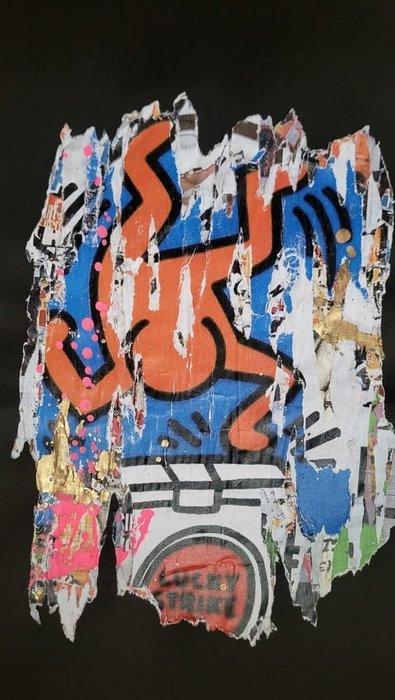 lasveguix (1986) - Keith Haring Lucky Strike, Antiek en Kunst, Kunst | Schilderijen | Modern