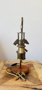 Staande lamp - Messing - Messing mijnwerkerslamp