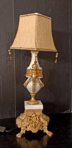 Lampe de table - Bronze, Marbre, Antiek en Kunst