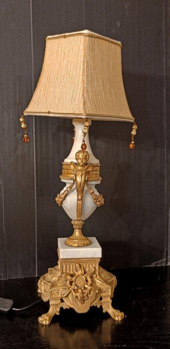 Lampe de table - Bronze, Marbre, Antiek en Kunst, Curiosa en Brocante