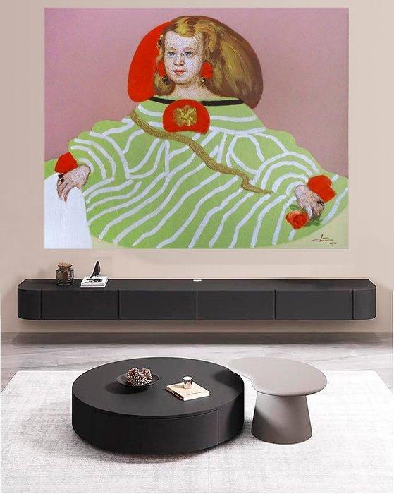 Juan Chamizo, (Juan Moreno Chamizo) - Estudio para el, Antiek en Kunst, Kunst | Schilderijen | Modern