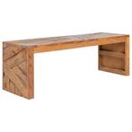 vidaXL Meuble TV 110x60x38 cm Bois de teck massif, Neuf, Verzenden