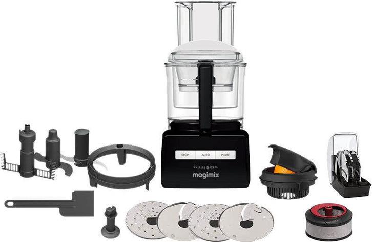 Magimix CS 5200 XL Premium Zwart Foodprocessors, Elektronische apparatuur, Keukenmixers, Verzenden