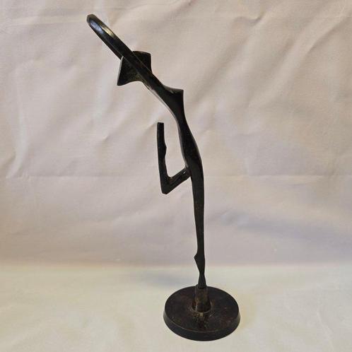 Figurine - Brons beeld - Abstracte danseres - Bronze, Antiek en Kunst, Curiosa en Brocante