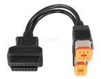 OBDSTAR (M034) | Harley Davidson 4+6-pins OBD – 16-pins OBD2, Verzenden, Nieuw