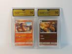 Pokémon - 4 Graded card - Charizard - GG - Various sets, Nieuw