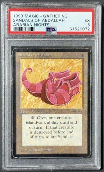 MTG Graded card - Magic: The Gathering - Sandals of Abdallah