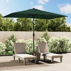 vidaXL Parasol rechthoekig 200x300 cm groen, Tuin en Terras, Verzenden, Nieuw