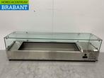 RVS Opzetvitrine Opzet koelvitrine saladière 7 x 1/3 GN 160, Zakelijke goederen, Ophalen of Verzenden, Nieuw in verpakking