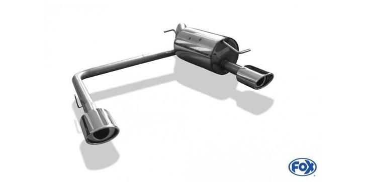 FOX Toyota Yaris TS P1 einddemper uitgang rechts/links Ø63,5, Autos : Pièces & Accessoires, Systèmes d'échappement, Envoi