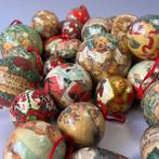 Kerstballen (63) - Vintage, Klassieke Papier-maché, Nieuw