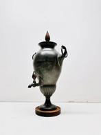Pot - Antiek pewter Dröppelminna koffiekruik - Hout, Pewter